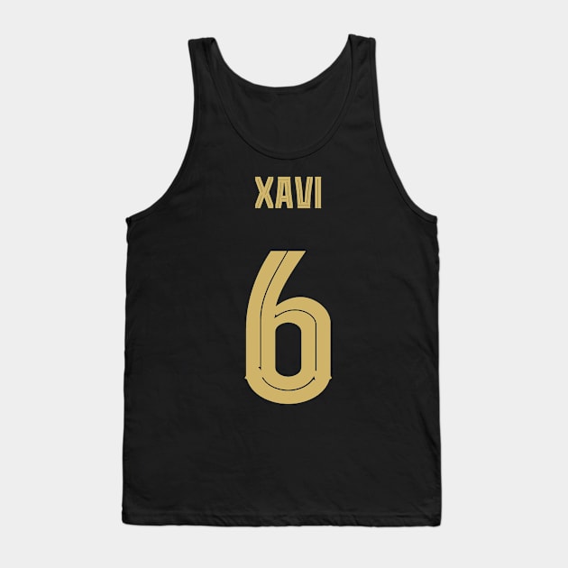 Xavi 6 Barcelona Tank Top by Alimator